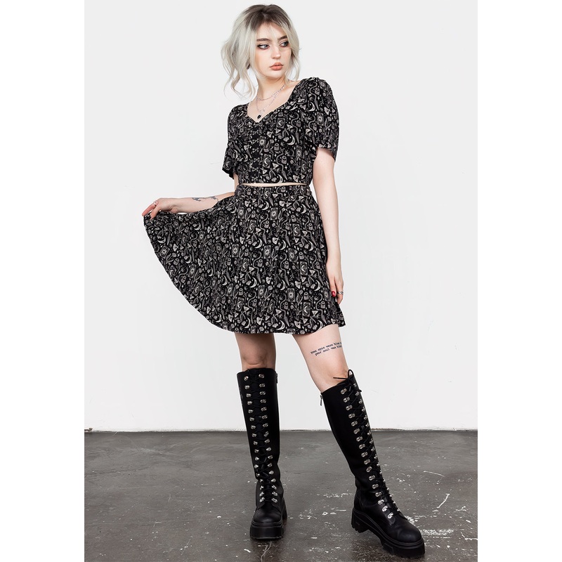 Craft Pleated Mini Skirt