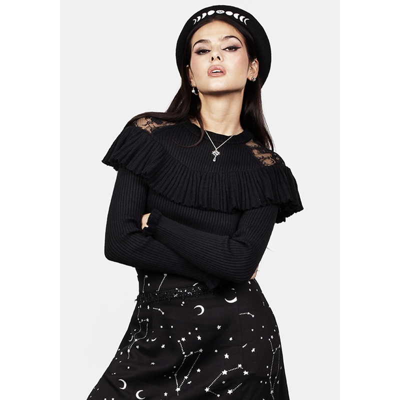 Edith Lace Panelled Jumper