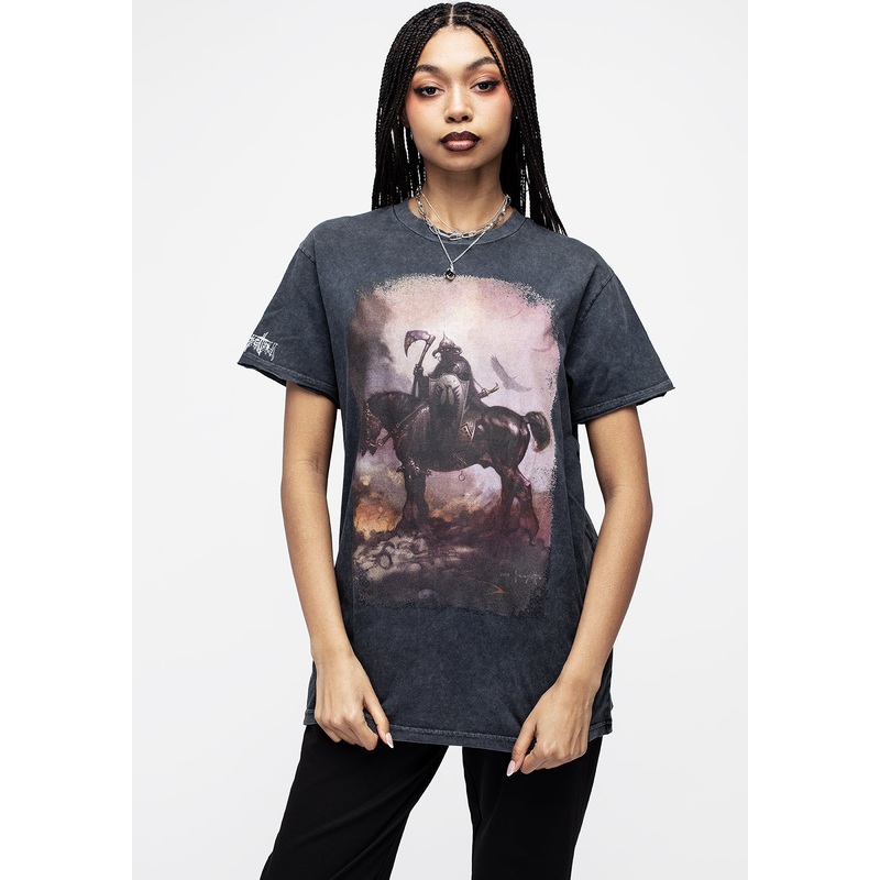 Frazetta Death Dealer 1 Short Sleeve T-Shirt