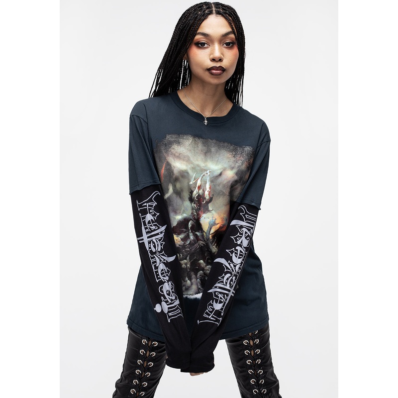 Frazetta Death Dealer 2 Long Sleeve T-Shirt