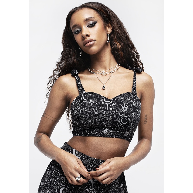 Stellaluna Button Shirred Bralet