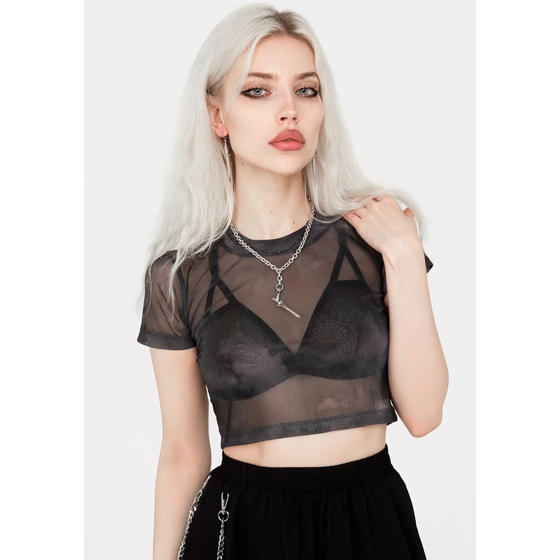 Tempest Mesh Crop Top