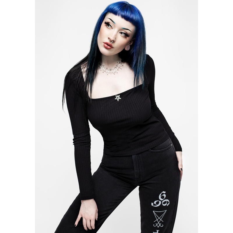 Veronica Square Neck Rib Top