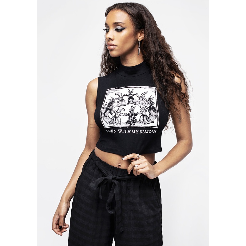Down With Demons High Neck Vest