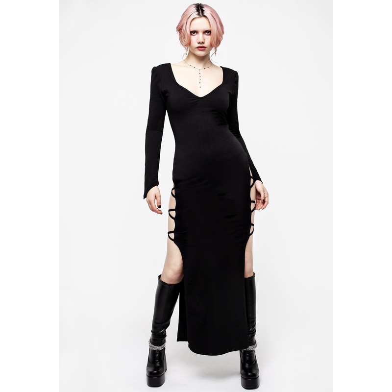 Duchess Cut Out Maxi Dress