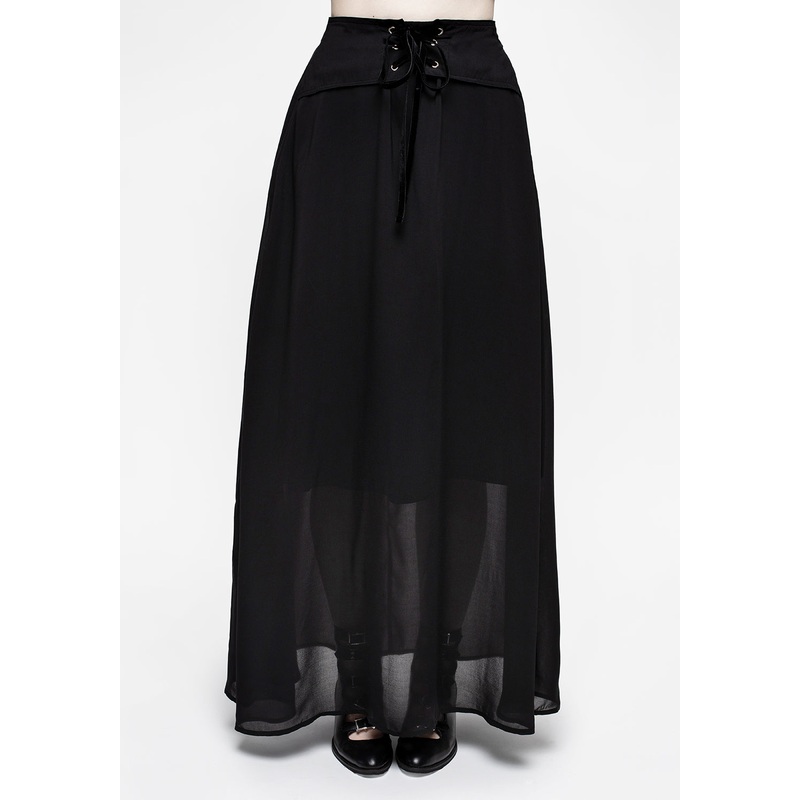 Eris Lace Up Maxi Skirt