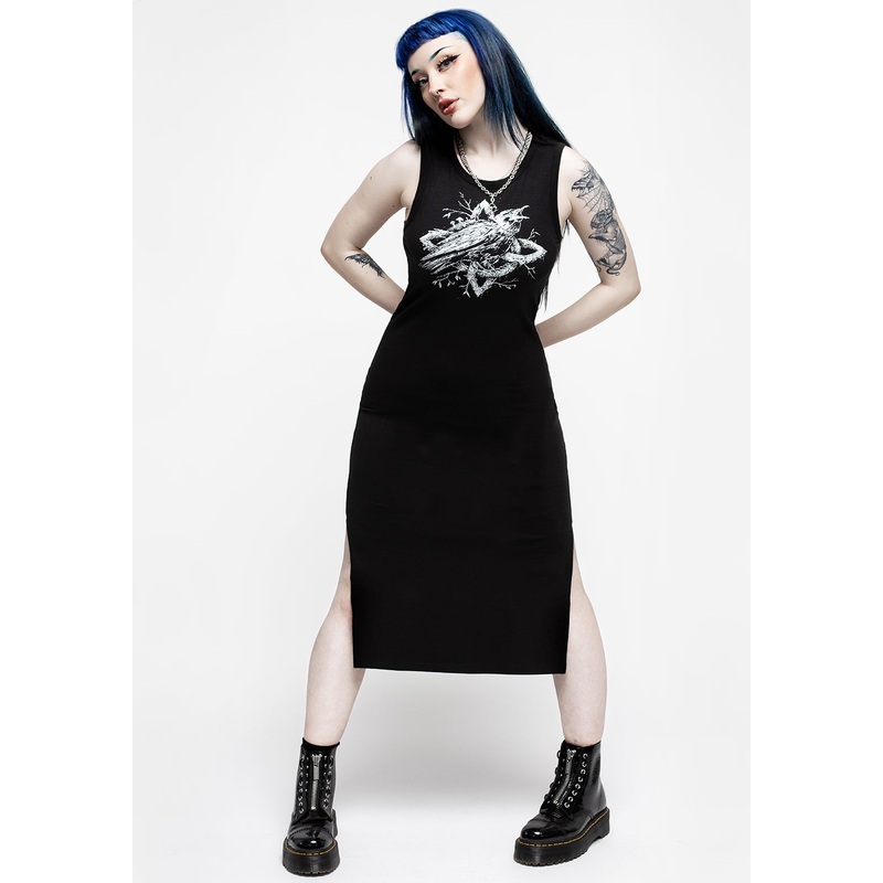Korun Sleeveless Midi Dress