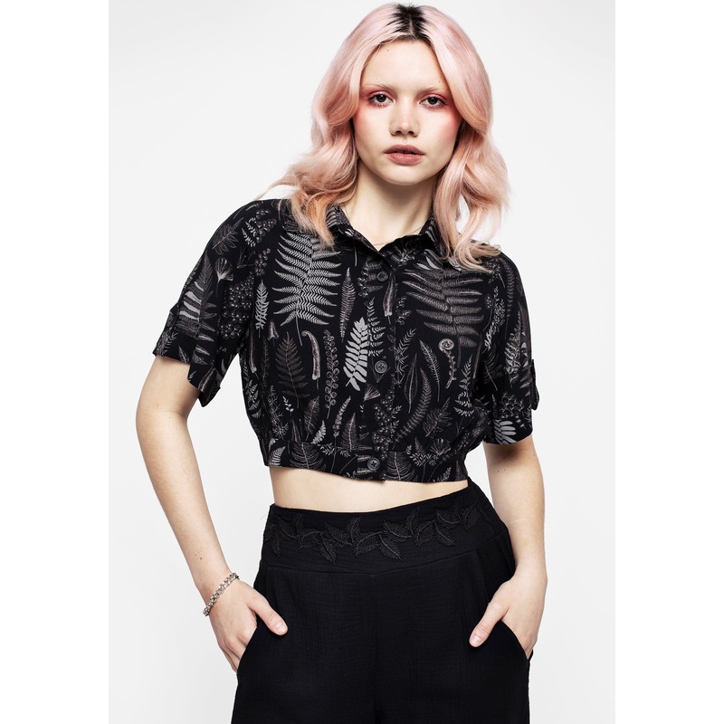 Maidenhair Crop Short Sleeve Shirt