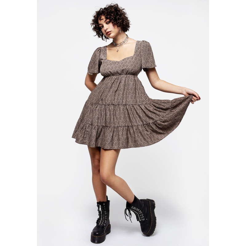 Meadowsweet Tiered Mini Dress