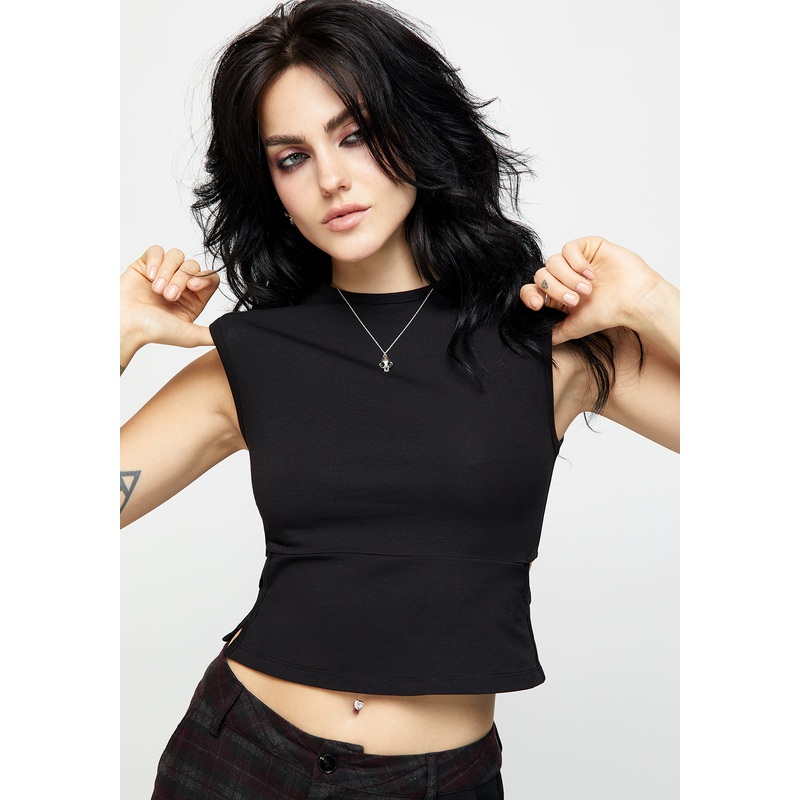 Mesmerise Cut Out Crop Top