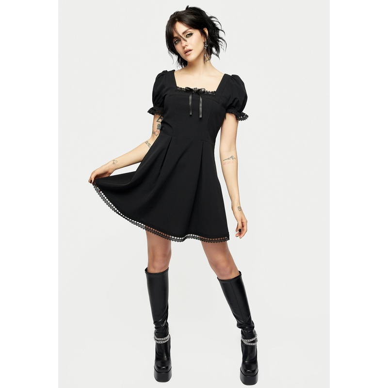 Misery Square Neck Mini Dress