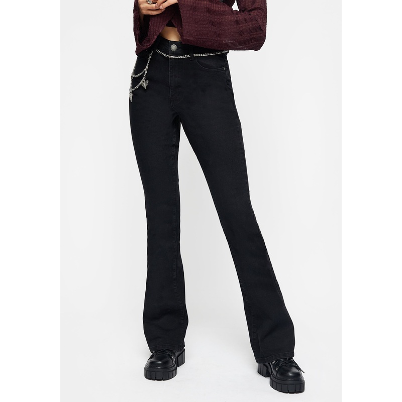Titania Bootcut Jean with Charm Chain