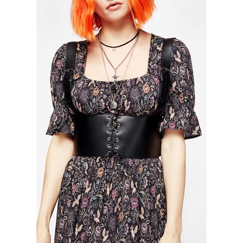 Adrestia Lace Up Underbust Harness
