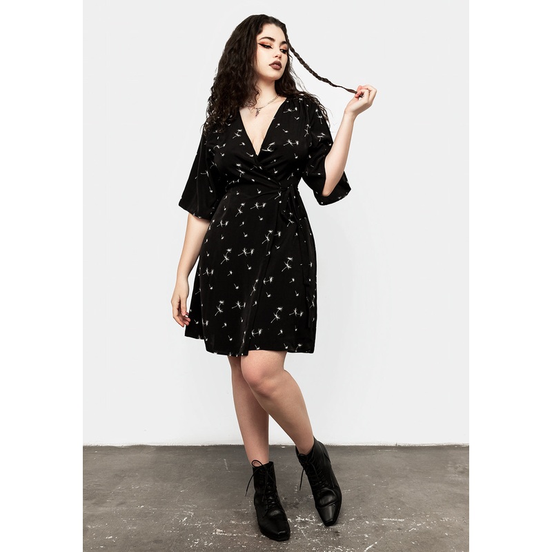 Blithe Kimono Wrap Mini Dress