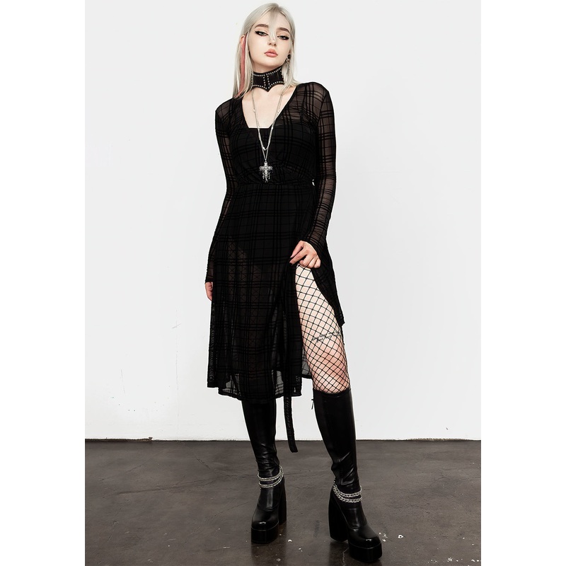 Buffy Wrap Midi Dress