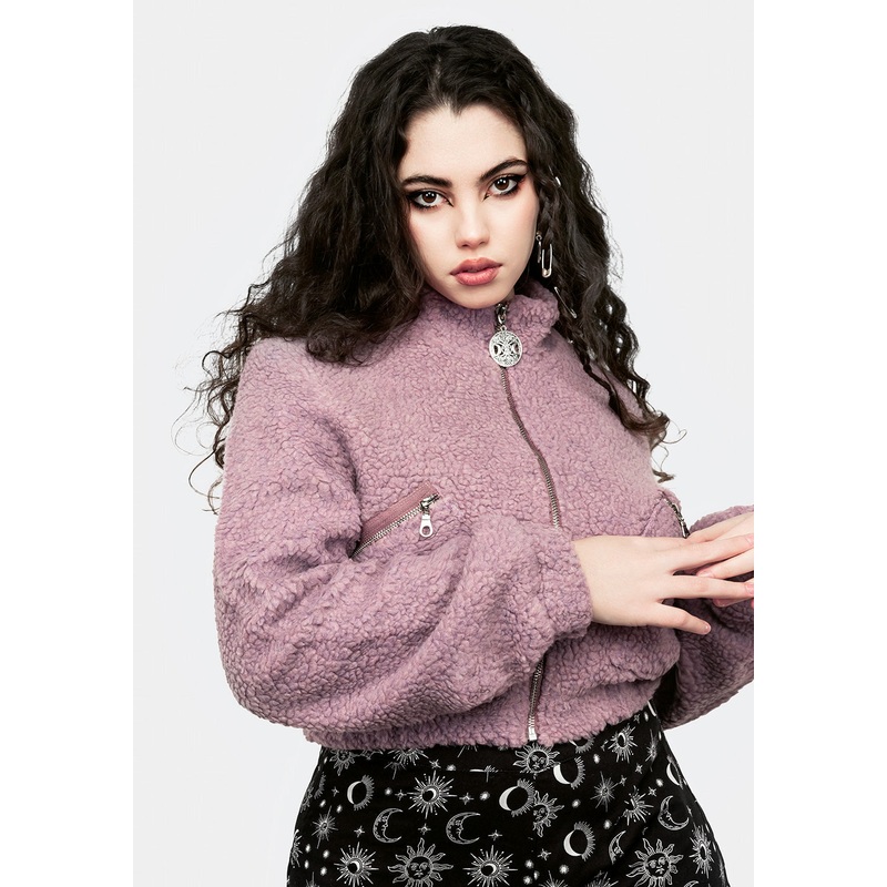 DRYAD CROP FLEECE JACKET