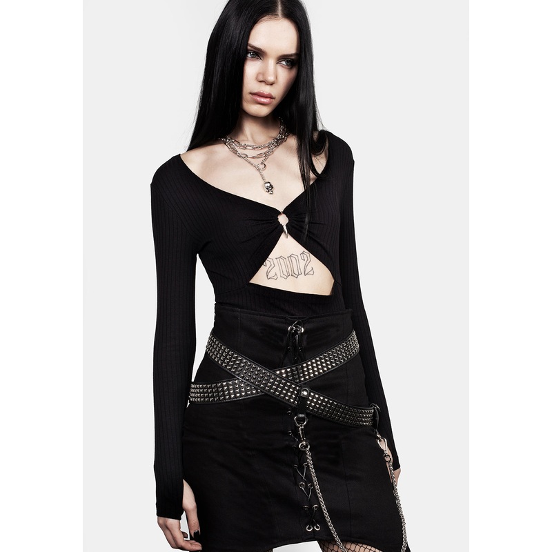 Infinity Studded Wrap Hip Belt