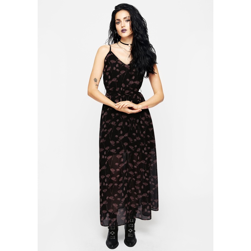 Judas Maxi Dress with Waist Tie