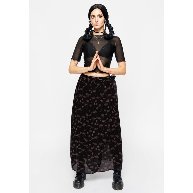 Judas Wrap Midaxi Skirt