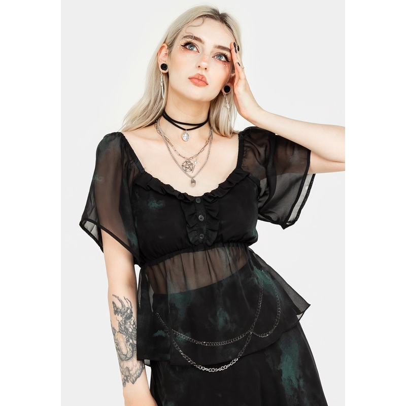 Lichen Chiffon Top