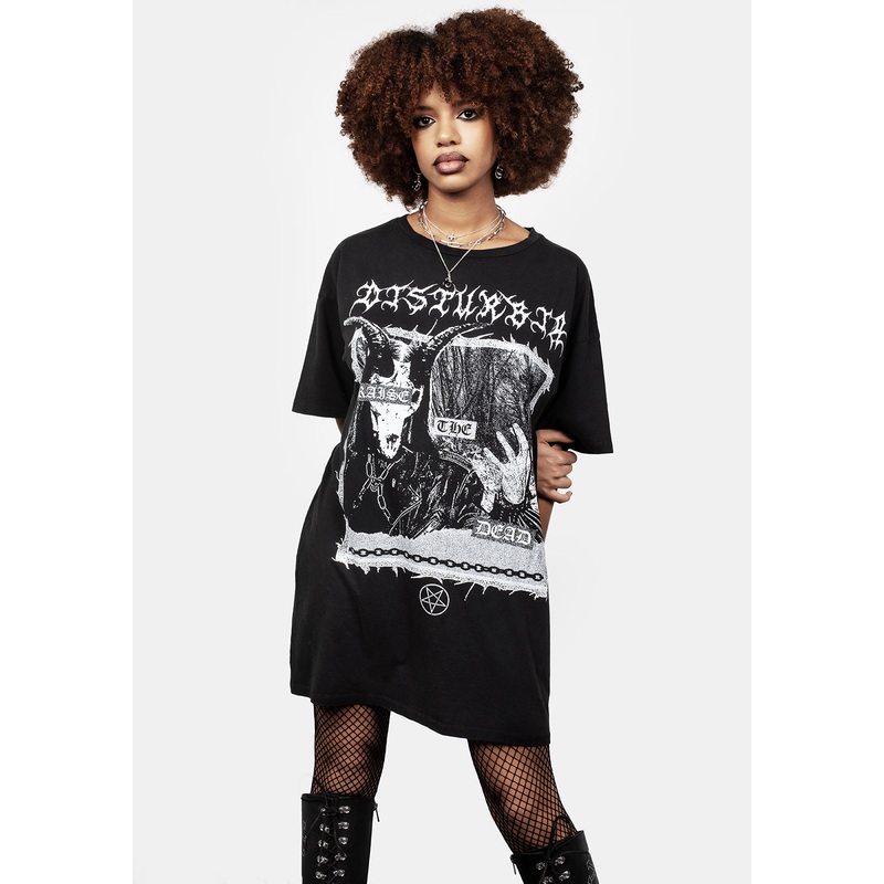Raise the Dead Washed Tee Dress