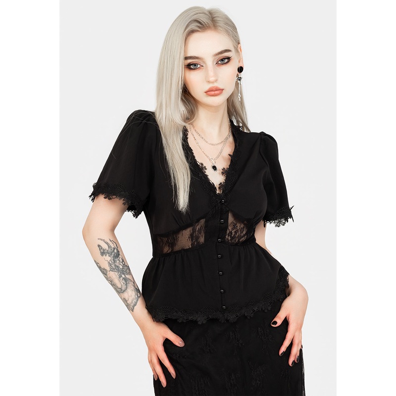 Torment Angel Sleeve Top