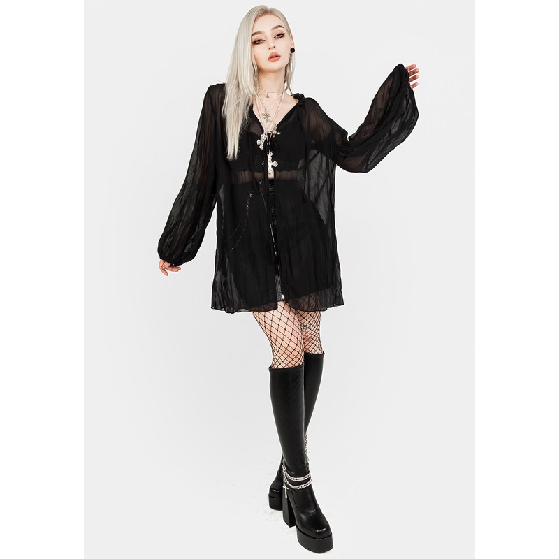 Villain Textured Blouse