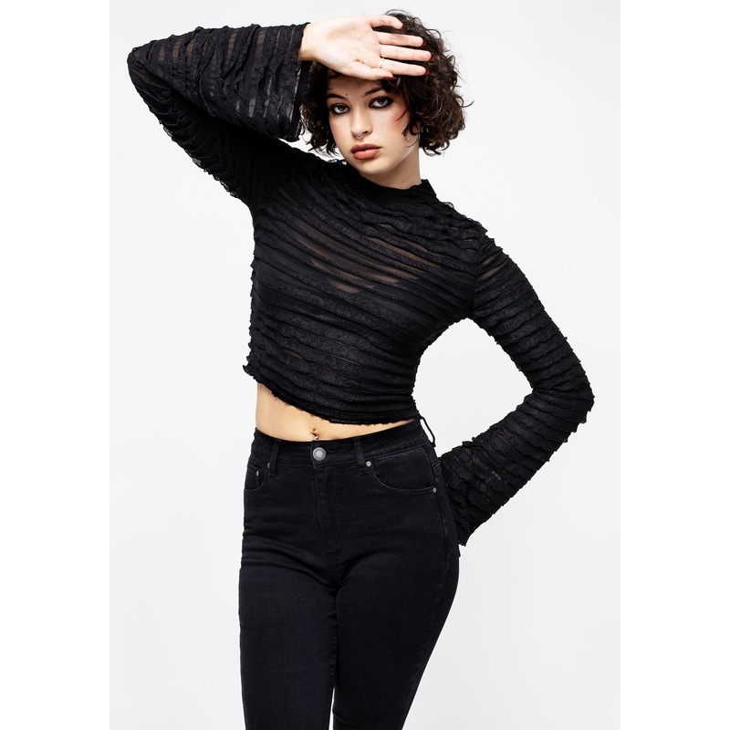 Vitae Striped Crop Top