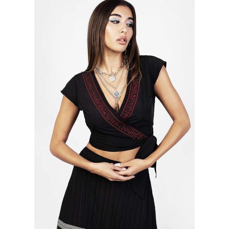 Beltane Wrap Top