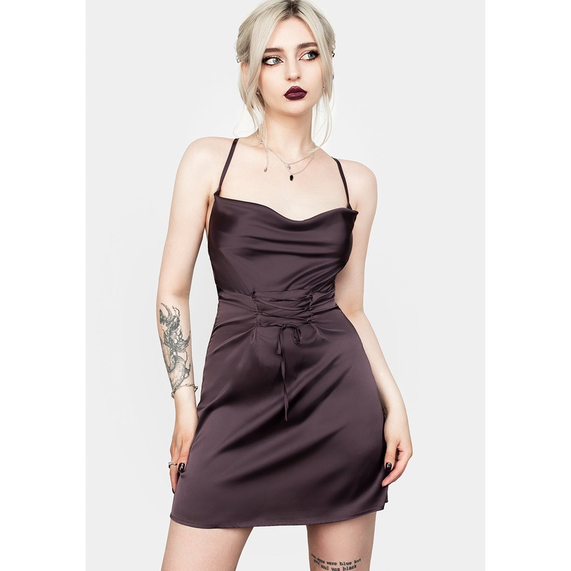 BOULEVARD MINI COWL DRESS