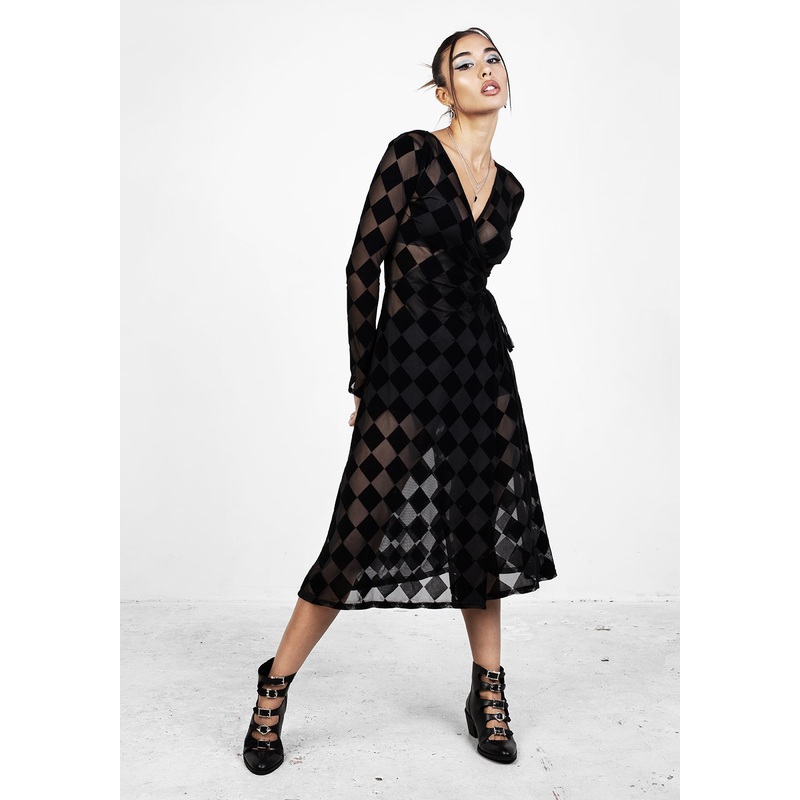 Carnival Midaxi Wrap Dress