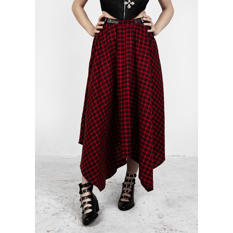 Dreadful Handkerchief Midi Skirt