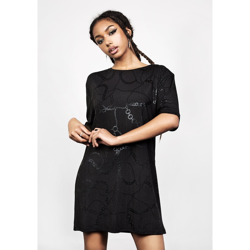 FORTUNE OVERSIZED TEE DRESS