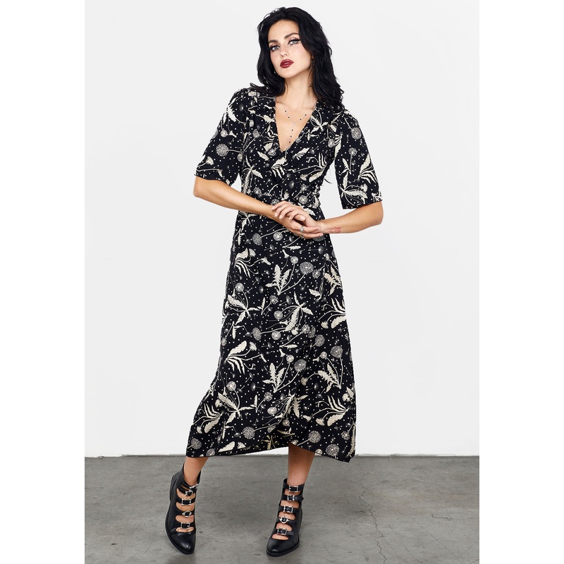 Lana Wrap Midaxi Dress