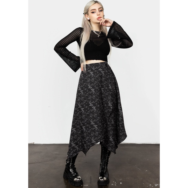 Petrichor Wrap Handkerchief Skirt