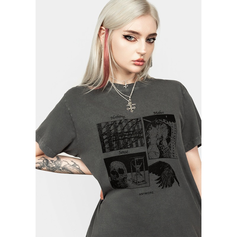 Sense Vintage Grey Washed T-Shirt
