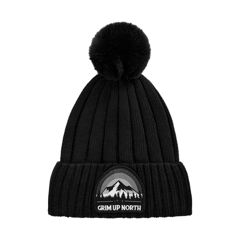 GRIM POMPOM BEANIE
