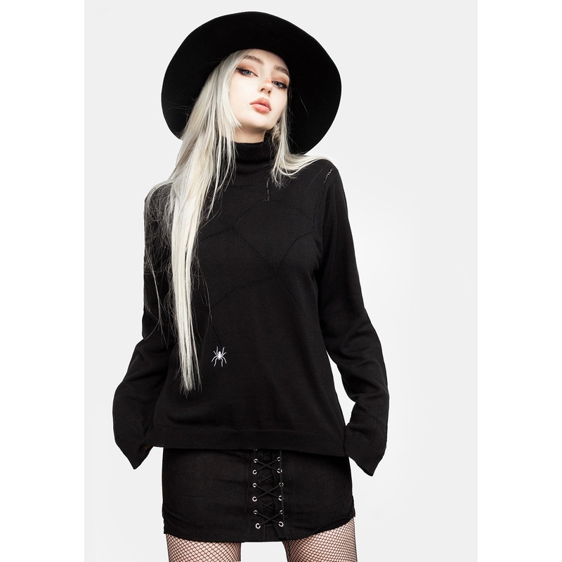 Lolth Relaxed Fit Pointelle Jumper