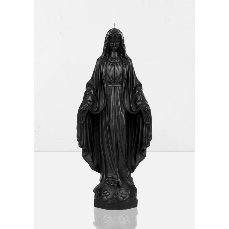 MARY CANDLE BLACK