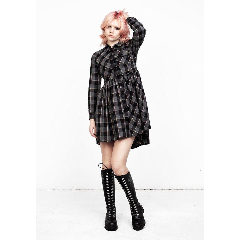Melody Check Skater Dress