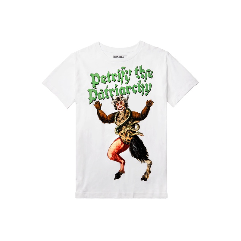 PETRIFY WHITE UNISEX T-SHIRT