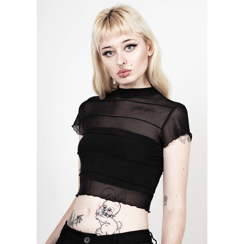 Stygian Mesh Stripe Tee