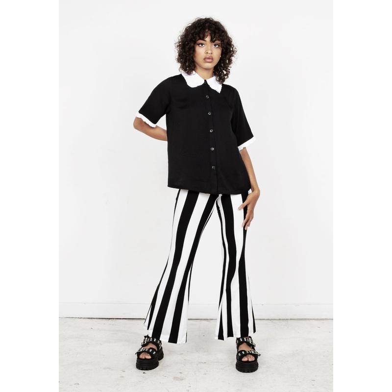 Afterlife Stripe Jersey Flares