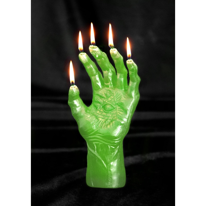 HAND OF GLORY CANDLE – GREEN