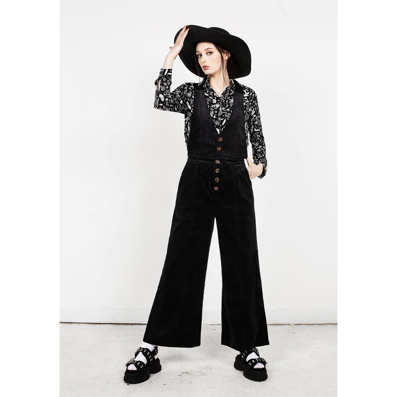 Janis Flared Cord Dungarees