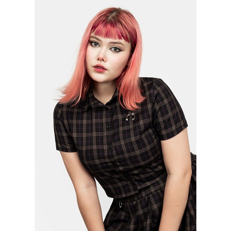 Jinx Check Co Ord Top