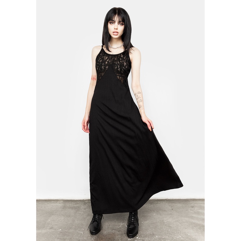 Libertina Lace Panel Slip Dress