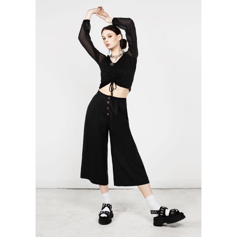 Mildred Flowy Crop Trousers