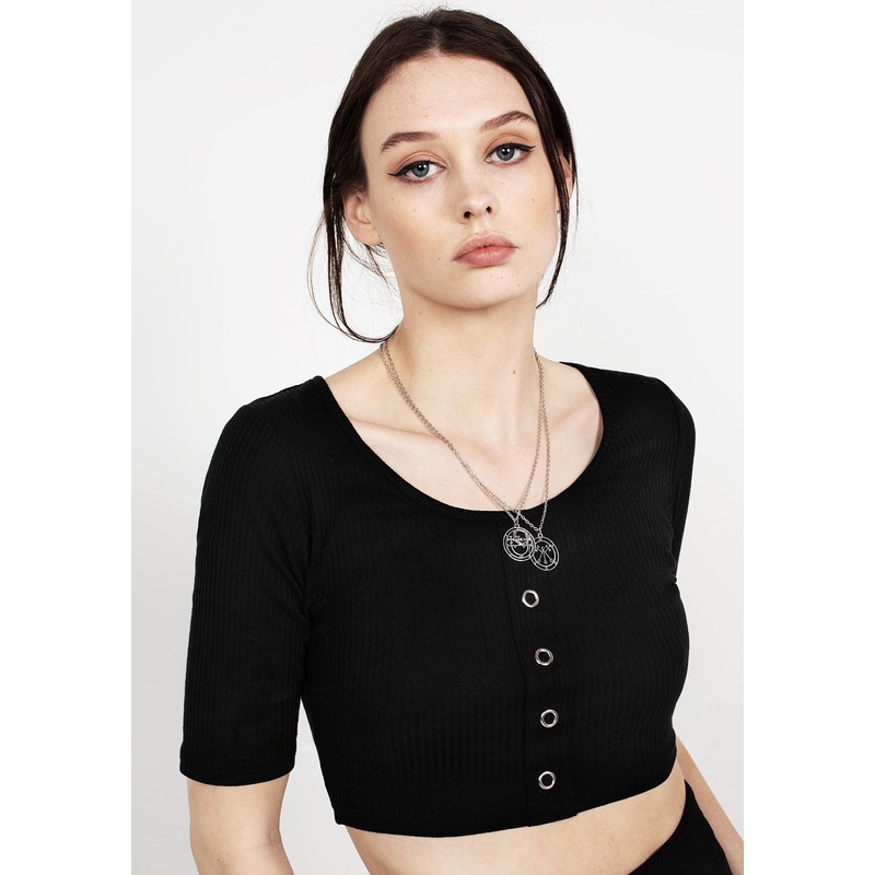 Obsidian Crop Top