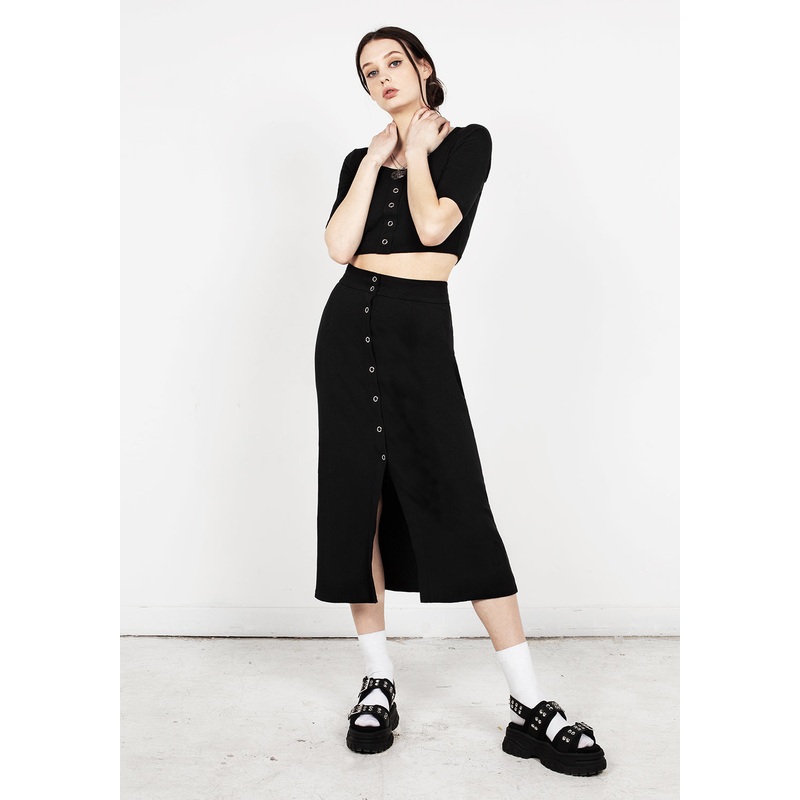 Obsidian Midi Skirt